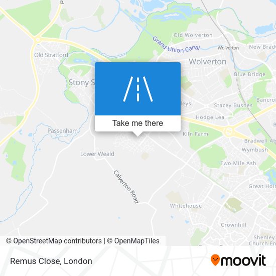 Remus Close map