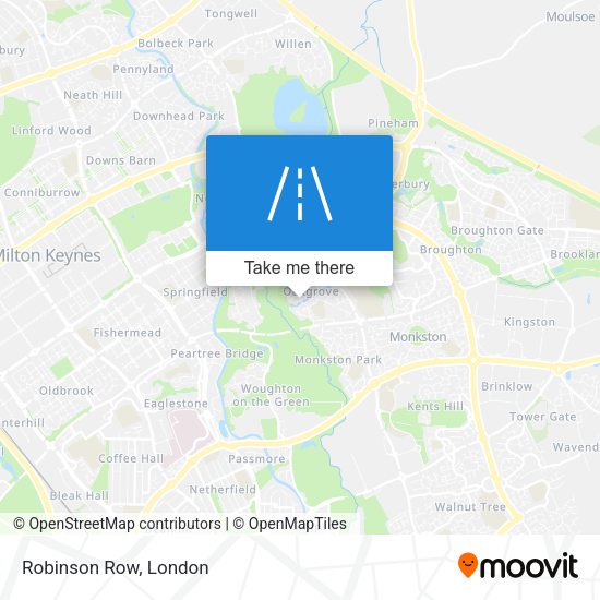 Robinson Row map