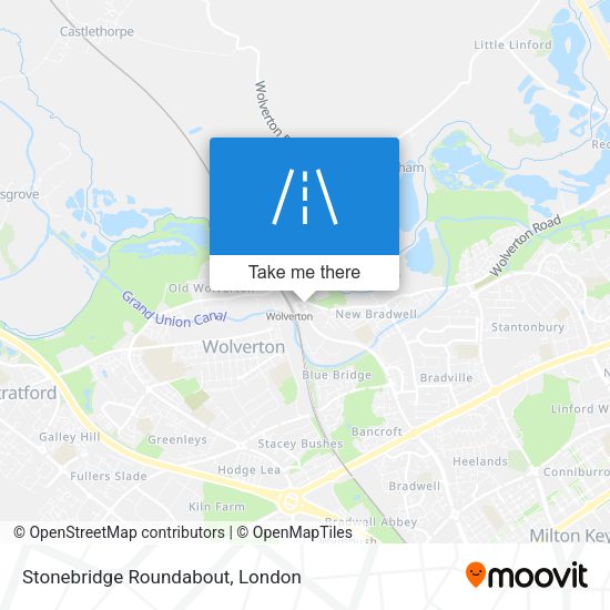 Stonebridge Roundabout map
