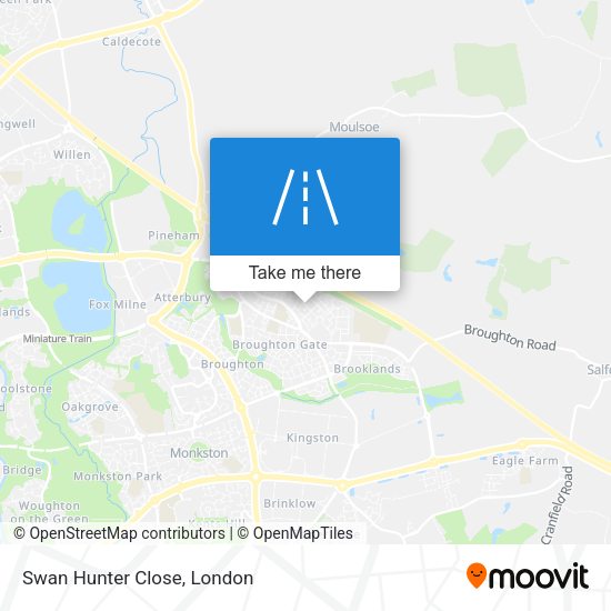 Swan Hunter Close map