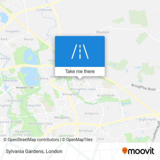 Sylvania Gardens map
