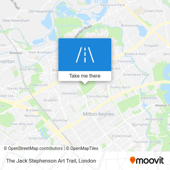 The Jack Stephenson Art Trail map