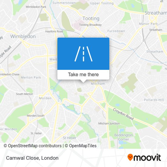 Camwal Close map