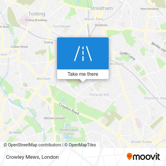 Crowley Mews map