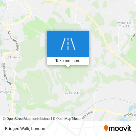 Bridges Walk map