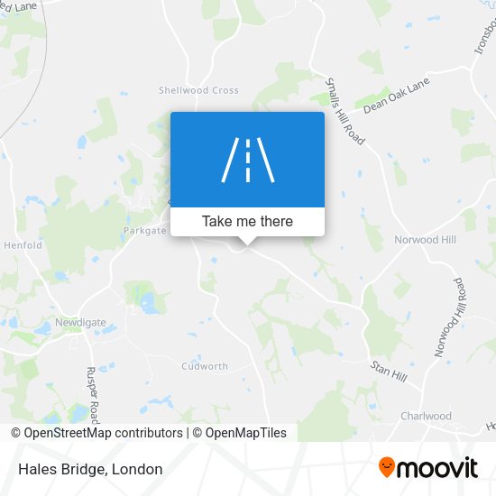 Hales Bridge map