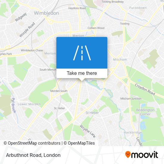 Arbuthnot Road map