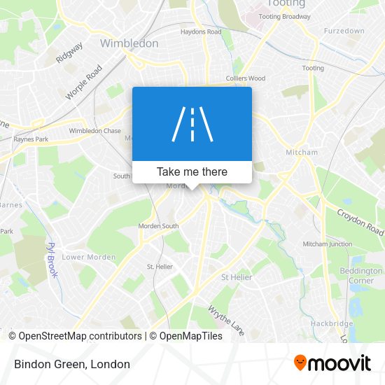 Bindon Green map