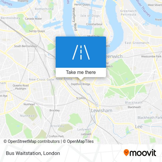 Bus Waitstation map