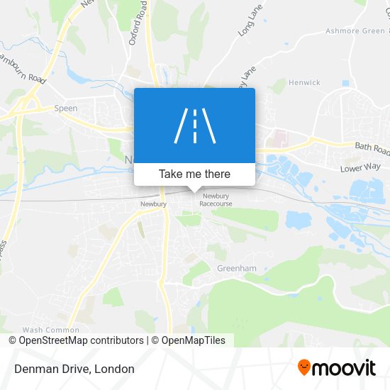 Denman Drive map