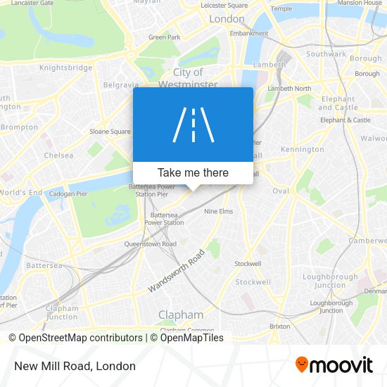 New Mill Road map