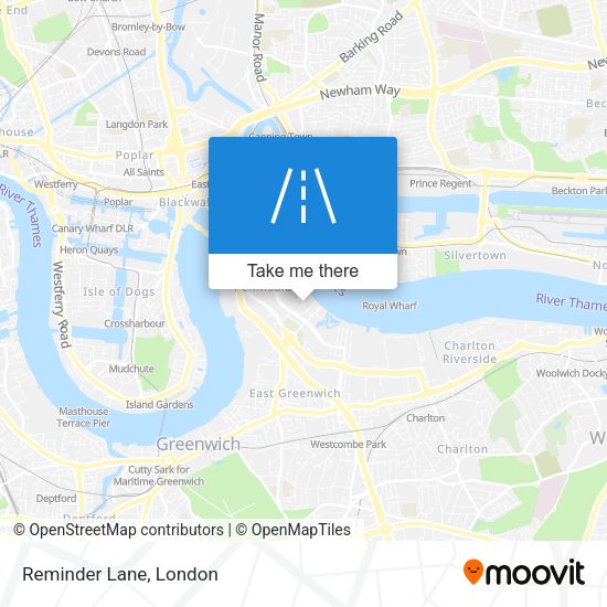 Reminder Lane map