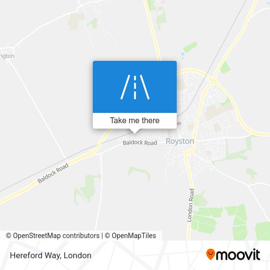 Hereford Way map