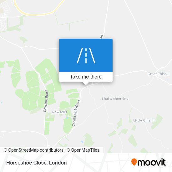 Horseshoe Close map