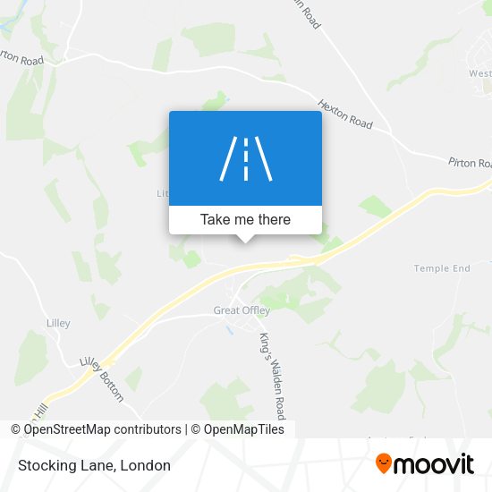 Stocking Lane map