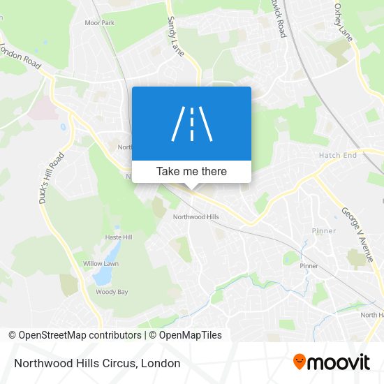Northwood Hills Circus map