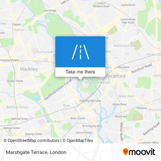 Marshgate Terrace map