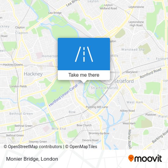Monier Bridge map