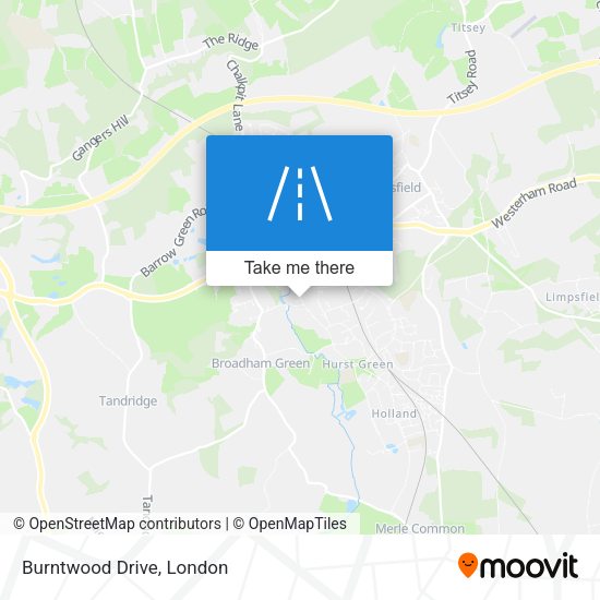 Burntwood Drive map