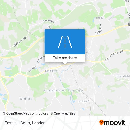 East Hill Court map
