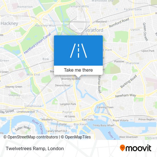 Twelvetrees Ramp map