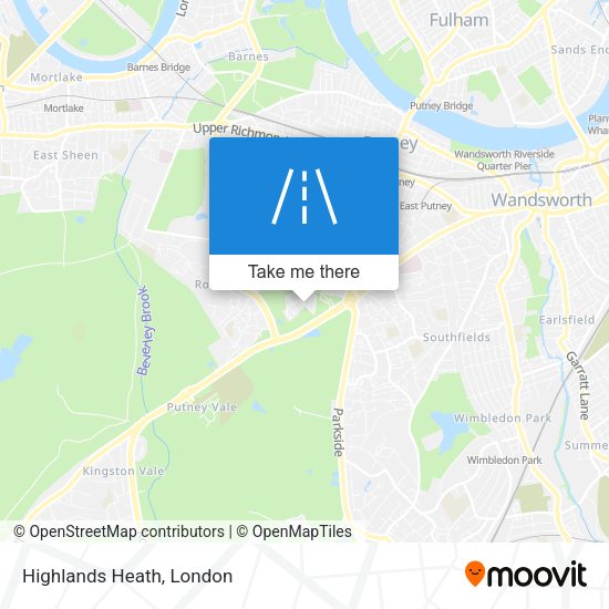 Highlands Heath map