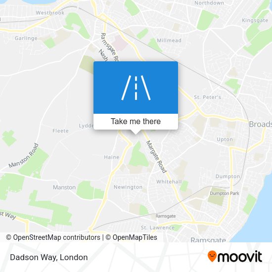 Dadson Way map