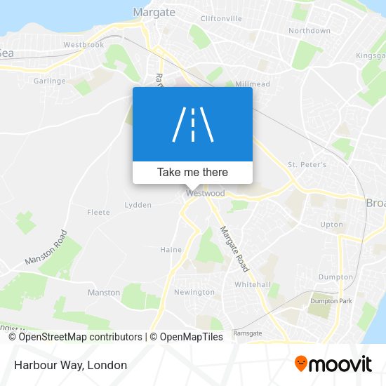 Harbour Way map