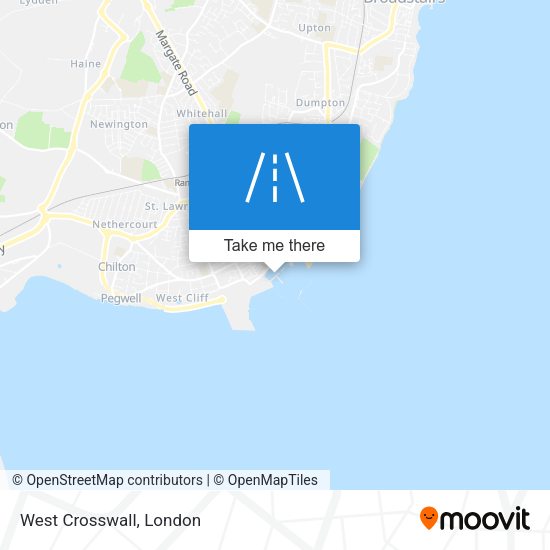 West Crosswall map