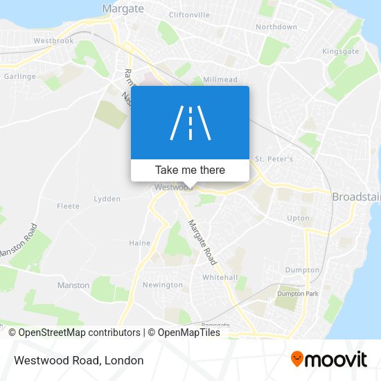 Westwood Road map