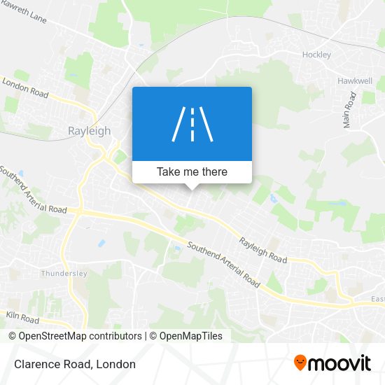 Clarence Road map