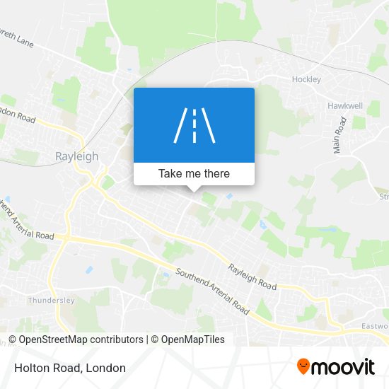Holton Road map