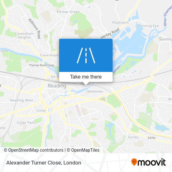 Alexander Turner Close map