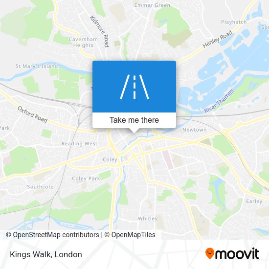 Kings Walk map