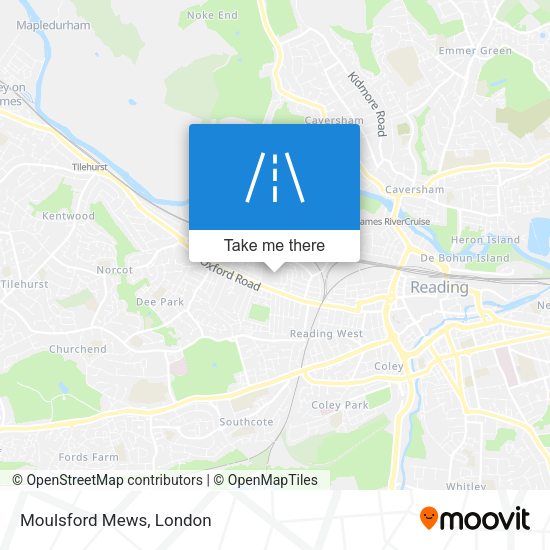 Moulsford Mews map