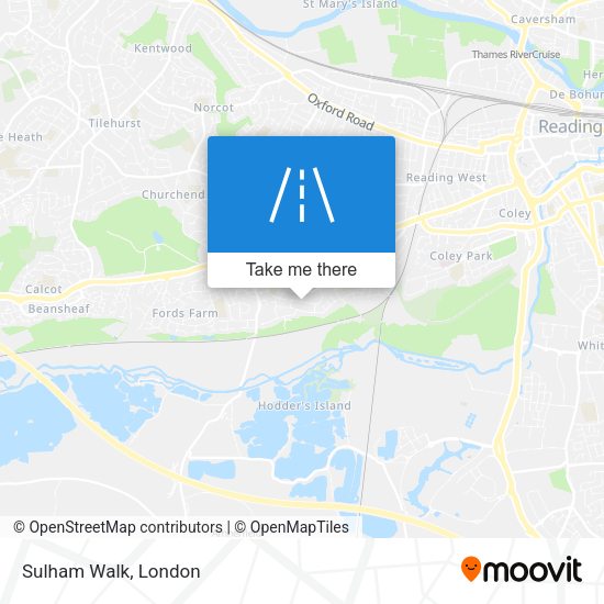 Sulham Walk map