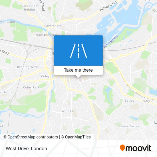 West Drive map