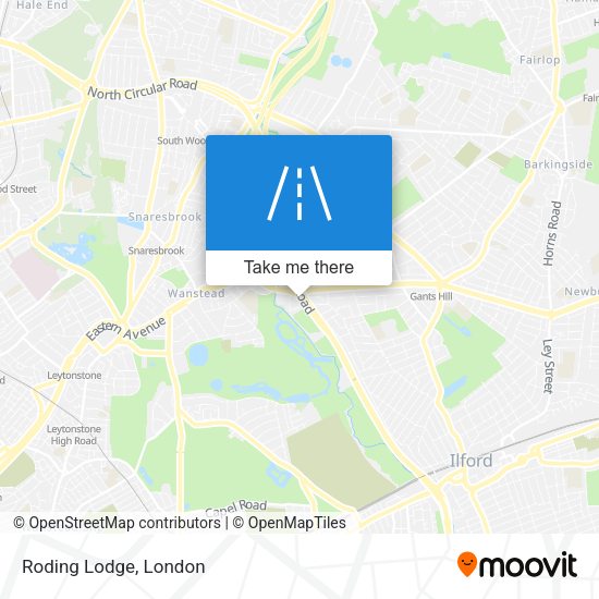 Roding Lodge map