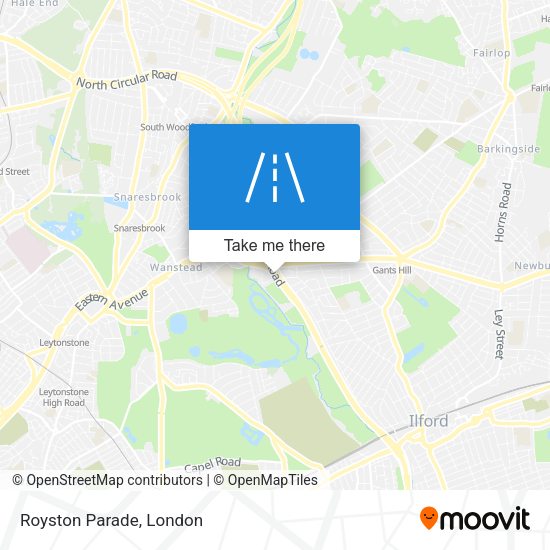 Royston Parade map
