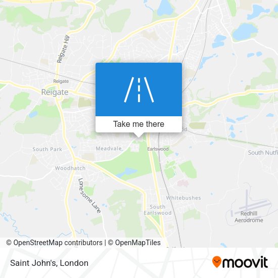 Saint John's map