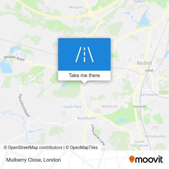 Mulberry Close map