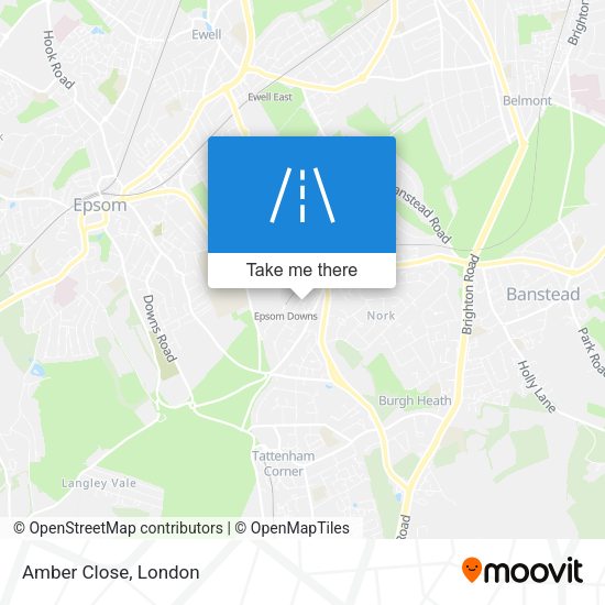 Amber Close map