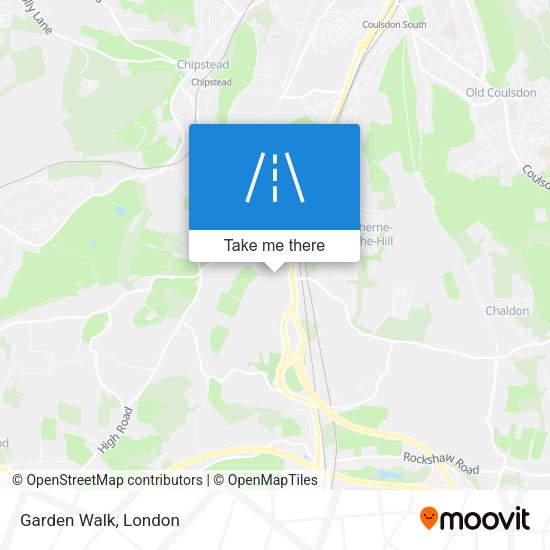 Garden Walk map