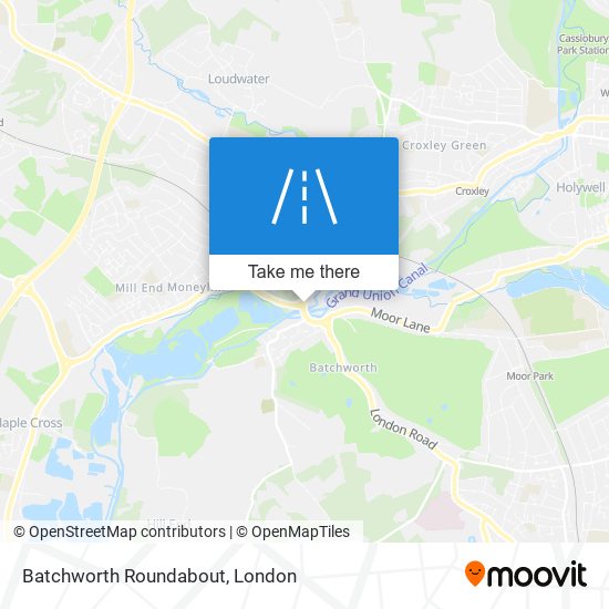 Batchworth Roundabout map