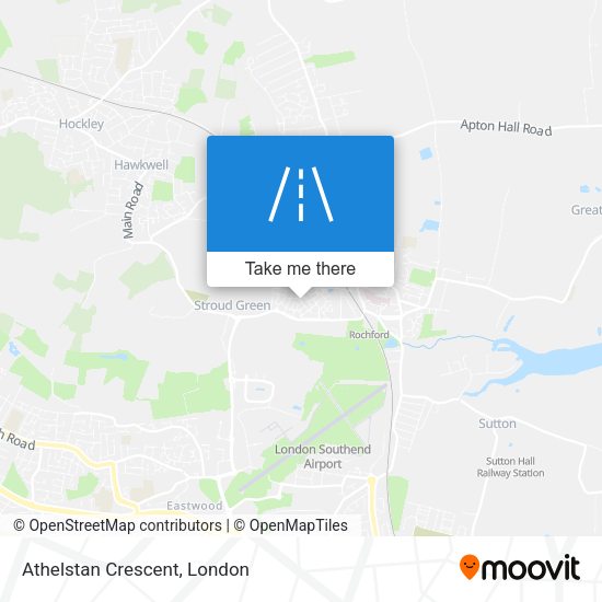 Athelstan Crescent map
