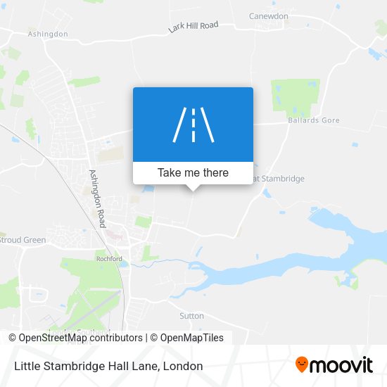 Little Stambridge Hall Lane map