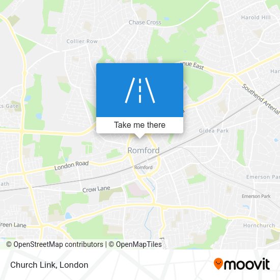 Church Link map