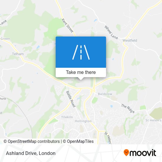 Ashland Drive map
