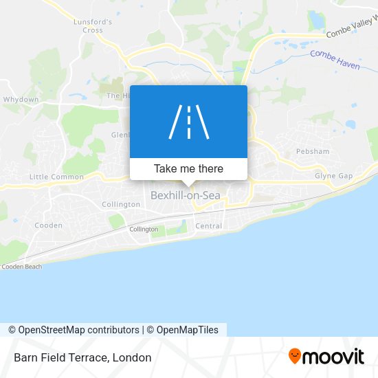 Barn Field Terrace map