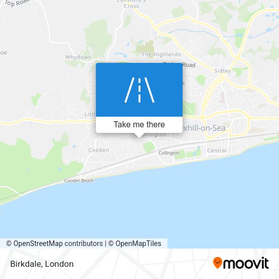 Birkdale map